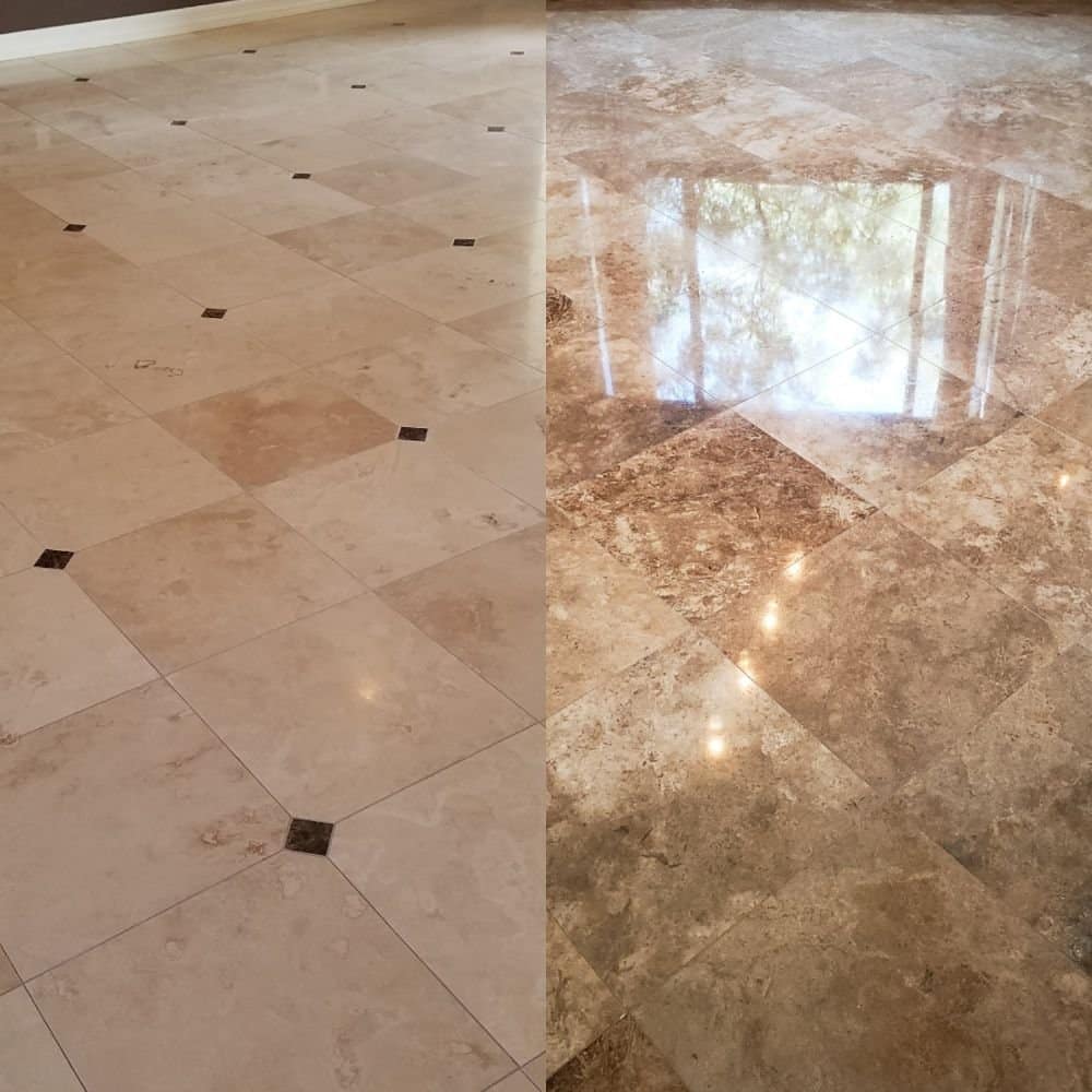 stone polish before after stone polish before after